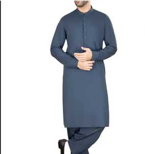 Vêtements à la mode islamiques traditionnels Shalwar Kameez de qualité supérieure personnalisés à 100% pour hommes en différentes couleurs et tailles - Product Image 4