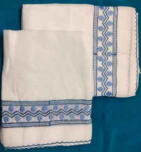 Pañuelo Africano Emma Sudanés de Arabia, de Alta Calidad, Superventas, Turbante de Diseñador, Bordado, Tejido, Antibolitas, Color Blanco, Voile - Product Image 2