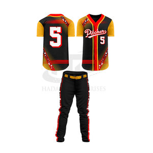 Logotipo personalizado, uniforme de béisbol ligero, uniforme de béisbol de gran tamaño a precio barato para unisex - Product Image 1
