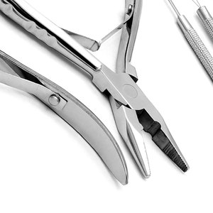 Alicate al por mayor accesorios de eliminación de extensiones de pelo profesionales micro anillo herramientas de extensión de pelo alicates - Product Image 5