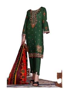 Shalwar Kameez de Alta Calidad para Mujer, Estilo Indio-Pakistaní, para Primavera, Otoño, Verano e Invierno, de Algodón y Seda, Lavable y Personalizable - Product Image 6