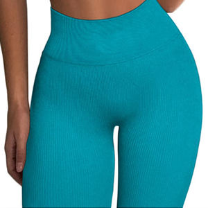 Women Yoga Set Solid Front Breathable Quick Dry High Quality <b>Stretchy</b> <b>Fabric</b> 2 Piece Gym Fitness Wear for Active Women - Product Image 2