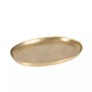 Plateaux de service en laiton populaires avec poignée, finition dorée, forme rectangulaire, pour la maison, les hôtels, les restaurants, les plateaux de service de nourriture sur table - Product Image 2