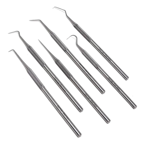 Sonde dentaire manuelle en acier inoxydable, sonde chirurgicale professionnelle à extrémité unique, ensemble de sondes, certification CE, garantie à vie - Product Image 1