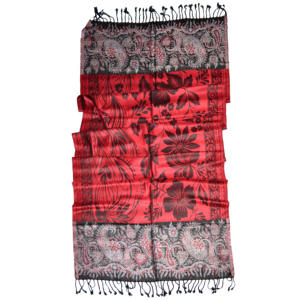 Écharpe traditionnelle en viscose lourde réversible, motif jacquard long, durable, respirante, matière douce, printemps été - Product Image 4