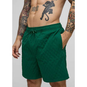 กางเกงขาสั้นเล่นยิมของผู้ชายกางเกงขาสั้นออกกำลังกายสีพื้นมีกระเป๋าฤดูร้อนขายส่ง - Product Image 6