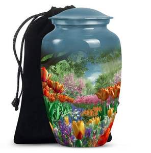 โกศใส่เถ้ากระดูกทำจากอลูมิเนียมสำหรับเก็บขี้เถ้าอันมีค่าและเต็มไปด้วยอารมณ์ - Product Image 4