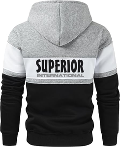 Sweat-shirts d'hiver pour hommes avec logo personnalisé, en tissu polaire, avec poche - Fournisseur ODM - Product Image 2