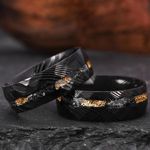 New Arrival Best Selling Damascus Steel <b>Rings</b> Durable Damascus Steel <b>Rings</b> <b>Cheap</b> Price Damascus Steel <b>Rings</b> - Product Image 6