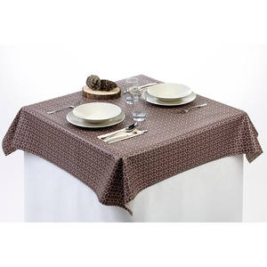 Tovaglia Alba Plus Extrafabric con Stampa Esagonale 160x160cm, Adattata per 156x156cm, B2B - Product Image 1