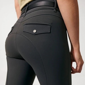 Culotte d'équitation esthétique Poignée de genou Évacuation de l'humidité Stretchy Fit Custom Bulk Wholesale Horse Riding Breeches Pants - Product Image 3