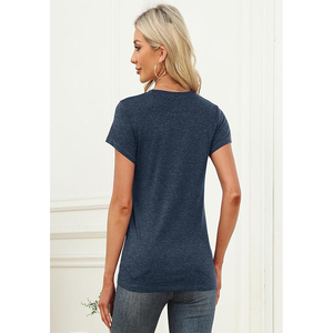 Camisetas de Mujer Lisas y Casuales, Venta al por Mayor, Impresión Digital Personalizada, 100% Algodón, Ecológicas, Transpirables y Personalizables - Product Image 4