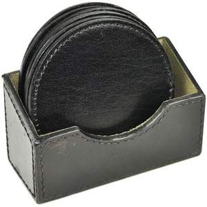 Nouvel arrivage de sous-verres en cuir véritable avec support sous-verre fait main pour table à manger, décoration d'intérieur, cuisine - Product Image 5