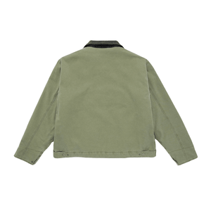 Chaqueta de trabajo de invierno gruesa de algodón de lona personalizada de alta calidad para Hombres estilo de calle alta OEM fabricante bajo MOQ chaqueta con cremallera - Product Image 2