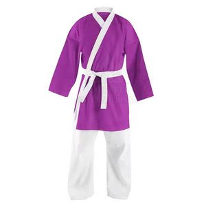 Uniformes de karaté 100% coton les plus vendus en gros Vêtements d'arts martiaux confortables de haute qualité pour la pratique du karaté - Product Image 1