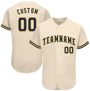 Maillot de baseball cousu bleu marine personnalisation personnalisée du nom et du numéro de l'équipe avec des performances évacuant l'humidité en gros - Product Image 6