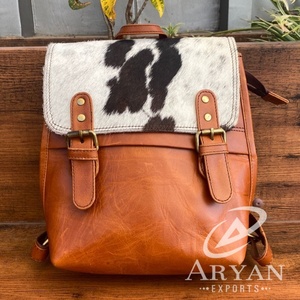 2025 vente chaude sac à dos en cuir de vachette unisexe 2-en-1 polyvalent école sac à bandoulière en gros en vrac sacs à la mode - Product Image 1