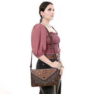 Calidad Premium Real cuero bohemio borla occidental bota Sling Bag mujeres Casual precio al por mayor - Product Image 4