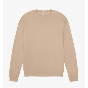 Nuevas sudaderas con estampado de logotipo privado hecho a medida, sudaderas de manga larga de Color sólido con cuello redondo Premium para hombre - Product Image 3