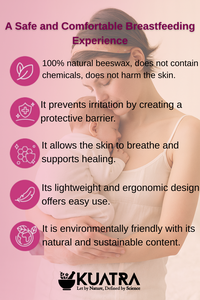 Crème hydratante pour les soins des mamelons avec beurre de karité, réparation naturelle, soutien, sans danger pour les mères allaitantes et les nouveau-nés - Product Image 5