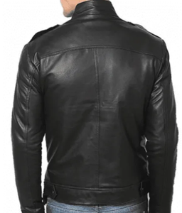 Alta calidad Nuevo diseño de cuero hecho impermeable cuero genuino moda nueva llegada precio razonable nueva chaqueta de cuero para hombres - Product Image 2