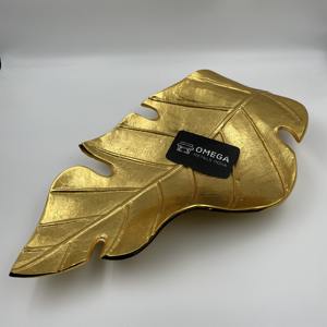 แผ่นเสียงโลหะทันสมัยสำหรับเสิร์ฟสลัดขนมหวานผลไม้อาหารชิป & จิ้มสำหรับปาร์ตี้ร้านอาหารในบ้าน-ขายส่ง - Product Image 5