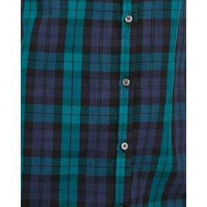 Camicia Casual da Donna Charter Club in Cotone a Quadri, Flanella Nera, Taglie Libere XL-4XL, Mezza Manica con Ricami in Pizzo - Product Image 3