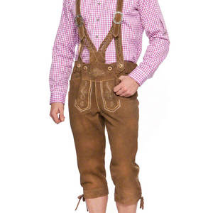 Hosen มีดหนังแท้สำหรับผู้ชาย,มีดหนังแท้คุณภาพสูงแบบดั้งเดิมบาวาเรีย Oktoberfest - Product Image 4