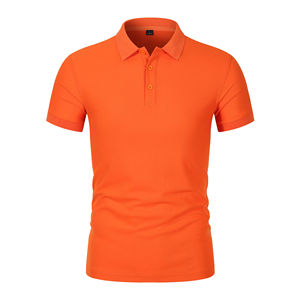 Colección de verano 2025, camisetas de Polo informales de talla grande para hombre, Camiseta básica de manga corta, diseño de empalme a la moda, ajuste holgado transpirable - Product Image 4