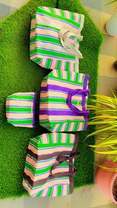 Bolsas de compras de nylon con bolsa Plástico de polipropileno reciclado sostenible Hecho India-Opciones a granel Bolsas ecológicas - Product Image 5