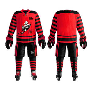 เครื่องแบบฮ็อกกี้น้ำแข็งของผู้ชายเครื่องแบบกีฬาเสื้อฮอกกี้น้ำแข็งออกแบบได้ตามต้องการ - Product Image 1