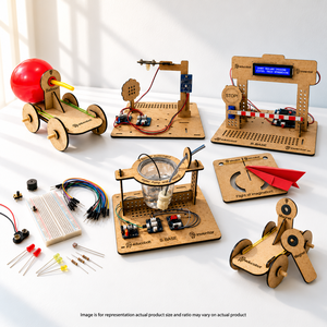Kit de Electrónica STEM de Grado 6, Juego de Prototipos de Madera, Juguete Educativo Arduino, Módulo de Aprendizaje de Experimentos Científicos para Niños - Product Image 1