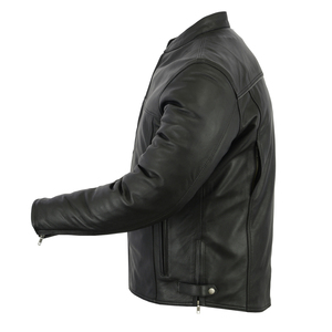 Chaqueta de Cuero Genuino para Hombre, Transpirable, Piel de Vaca, Nuevo Diseño, Logotipo Frontal, Alta Calidad, Moda de Invierno para Adultos - Product Image 3