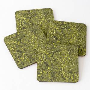 Luxury Tableware <b>Wood</b> Over Printed Tea Serving Coasters Hand Crafted Product From India Hot Drinks Tabletop Protection Coasters - Product Image 5