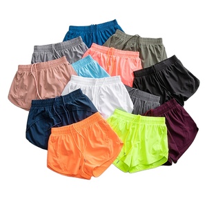 Venta al por mayor Atlético levantamiento de glúteos Lulu correr señoras entrenamiento 2025 verano botín mujeres gimnasio pantalones cortos - Product Image 1