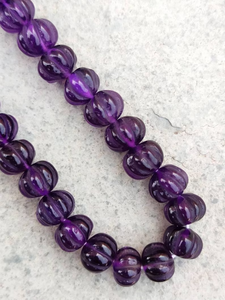 Piedra preciosa Natural amatista sueño redondo suelto lavanda cuarzo energía curación piedra cuentas para joyería collar y fabricación de pulseras - Product Image 5