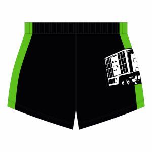 Premium été Polyester sergé Rugby Shorts pour hommes jeunes décontracté poches ouvertes écologique grande taille en gros Footy Shorts - Product Image 1
