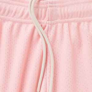 Shorts en maille pour homme de qualité supérieure, brun foncé, écologiques, 100% polyester, double couche, 7 pouces, respirants, séchage rapide - Product Image 5