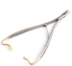 Instrumentos veterinarios profesionales Acero inoxidable Mathieu Soporte de aguja Tijeras Soporte de fórceps manual - Product Image 5