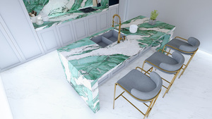 Encimeras de Cuarzo Artificial Calacatta Carrara para Baño y Cocina, Resistentes al Fuego, Ecológicas, con 1 Año de Garantía - Product Image 1