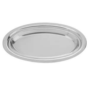 Elegante bandeja de tubo redondo de acero inoxidable con acabado de espejo para servir con estilo y decoración de mesa moderna - Product Image 3