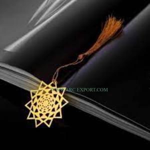 Juego de materiales de latón metálico más vendidos de 4 Hojas de Gingko de aspecto único más exigentes y marcas de libro chapadas en oro de flores de loto - Product Image 6