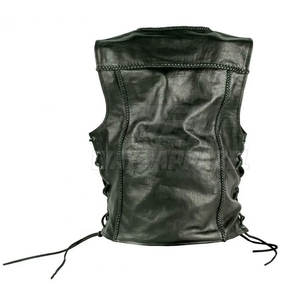 Nouveau gilet de motard en cuir véritable pour hommes sur mesure gilet en cuir de moto de qualité supérieure 2025 - Product Image 2