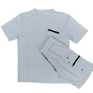 Winter Men <b>Half</b> <b>Sleeves</b> <b>Shirts</b> And Shorts Summer Casual Set Fashion Shorts Sets For Men Free Design Custom Made Logo Short Sets - Product Image 6