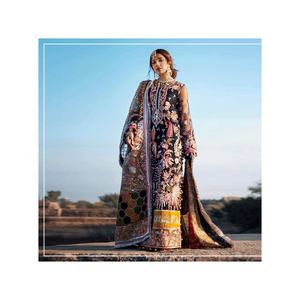 ชุดเดรสสตรีผ้าคอตตอนผ้าไหมคุณภาพสูงชุดเดรส shalwar Kameez ปากีสถานเสื้อสไตล์อินเดียสำหรับผู้หญิง - Product Image 4