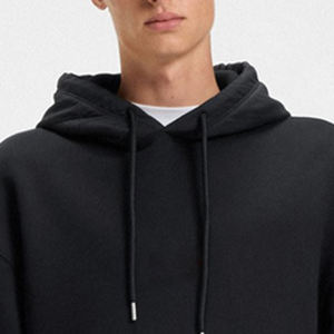 Sweat-shirt pour homme élégant en polaire épaisse, couleur unie, pull en coton, logo personnalisé, collection d'hiver, tenues tendance, prix bas, 2026 - Product Image 2