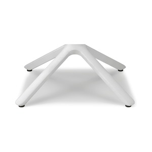 Table de bistrot carrée d'extérieur 70x70 cm, plateau en technopolymère, colonne en aluminium peint, base à quatre pieds pour café, restaurant, terrasse - Product Image 4