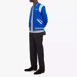 Bomber Varsity Men's <b>Jacket</b> Letterman Baseball <b>Jacket</b> Wool Body and Cowhide Leather Sleeve College Baseball <b>Jacket</b> For Men - Product Image 5