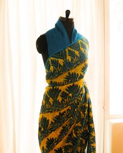 Directo desde la India, el mejor precio en Sari de seda de lino puro de alta calidad para damas para ropa de fiesta, ropa india y pakistaní - Product Image 1