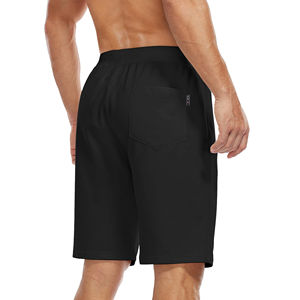 Men's Summer Sports Shorts Quick-Drying Polyester <b>Mesh</b> <b>Pants</b> Casual Loose Fit with Drawstring Closure Solid Pattern Shorts - Product Image 5